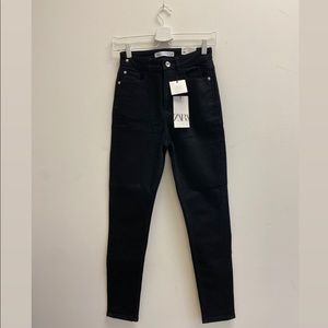 Black Zara Jeans High Rise Skinny